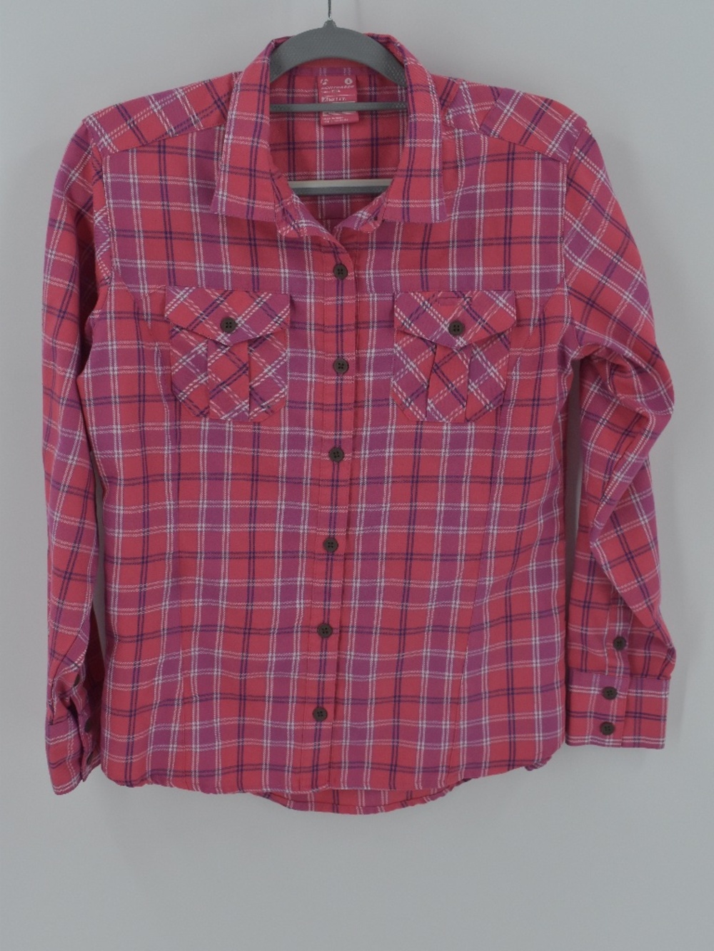Bontrager Lucette Technical Flannel Cycling Trail Shirt Pink Medium